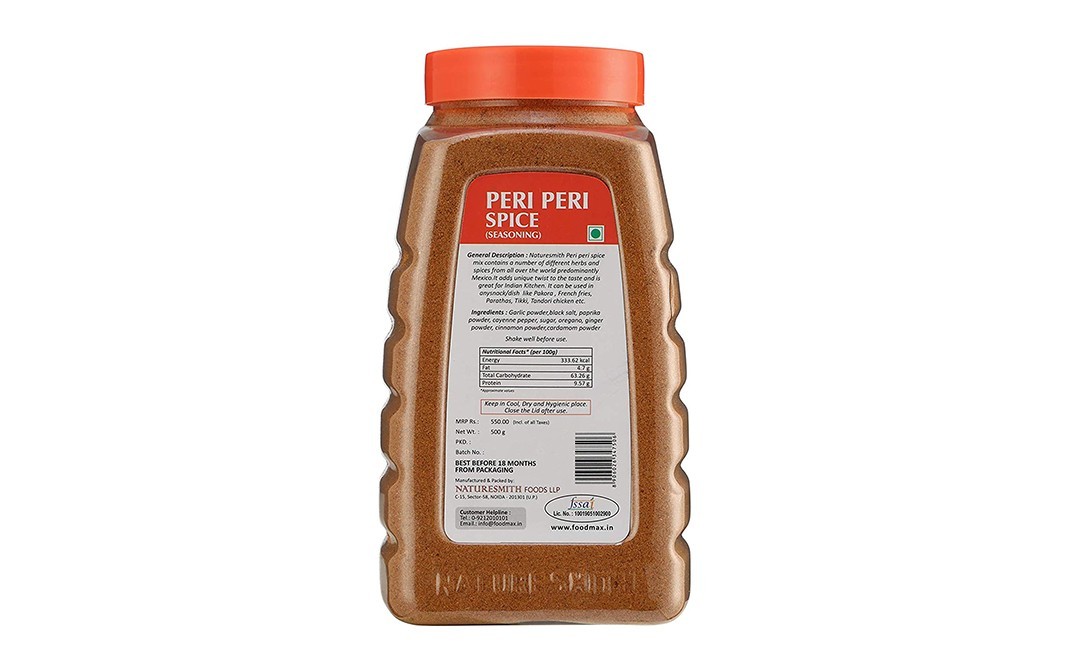 NatureSmith Peri Peri Spice (Seasoning)    Plastic Jar  500 grams